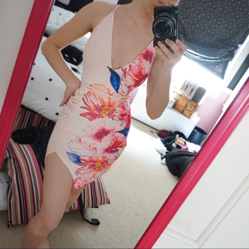 Pink ASOS Hawaiian dress
